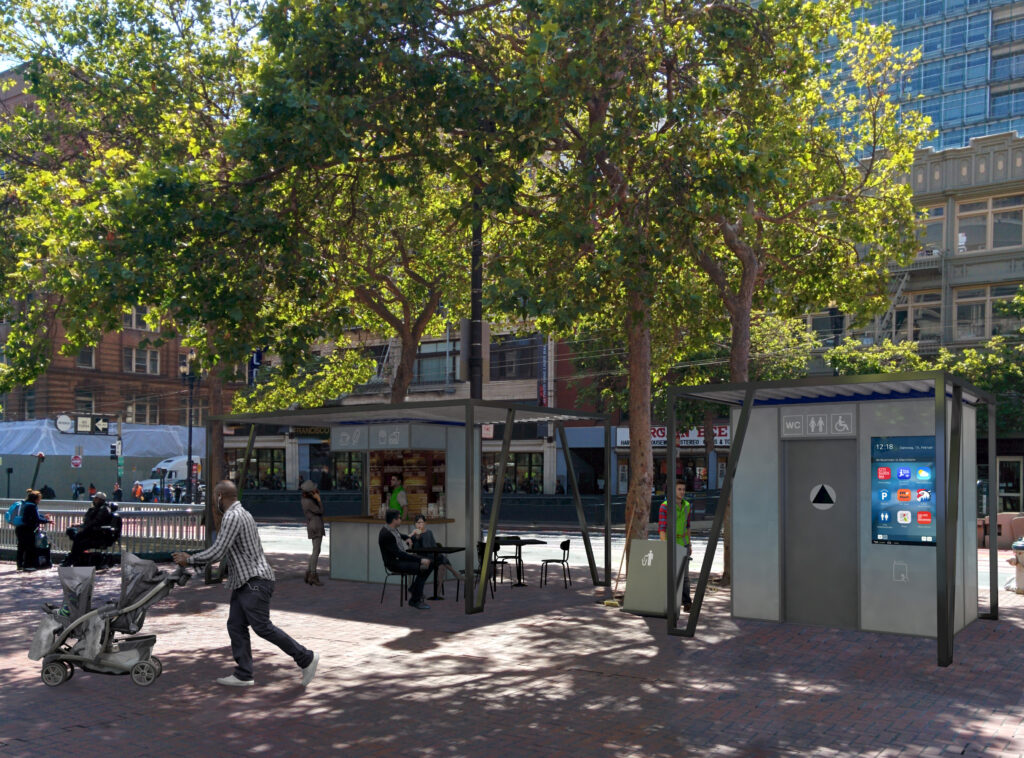 IONDESIGN Public Toilet San Francisco city kiosk